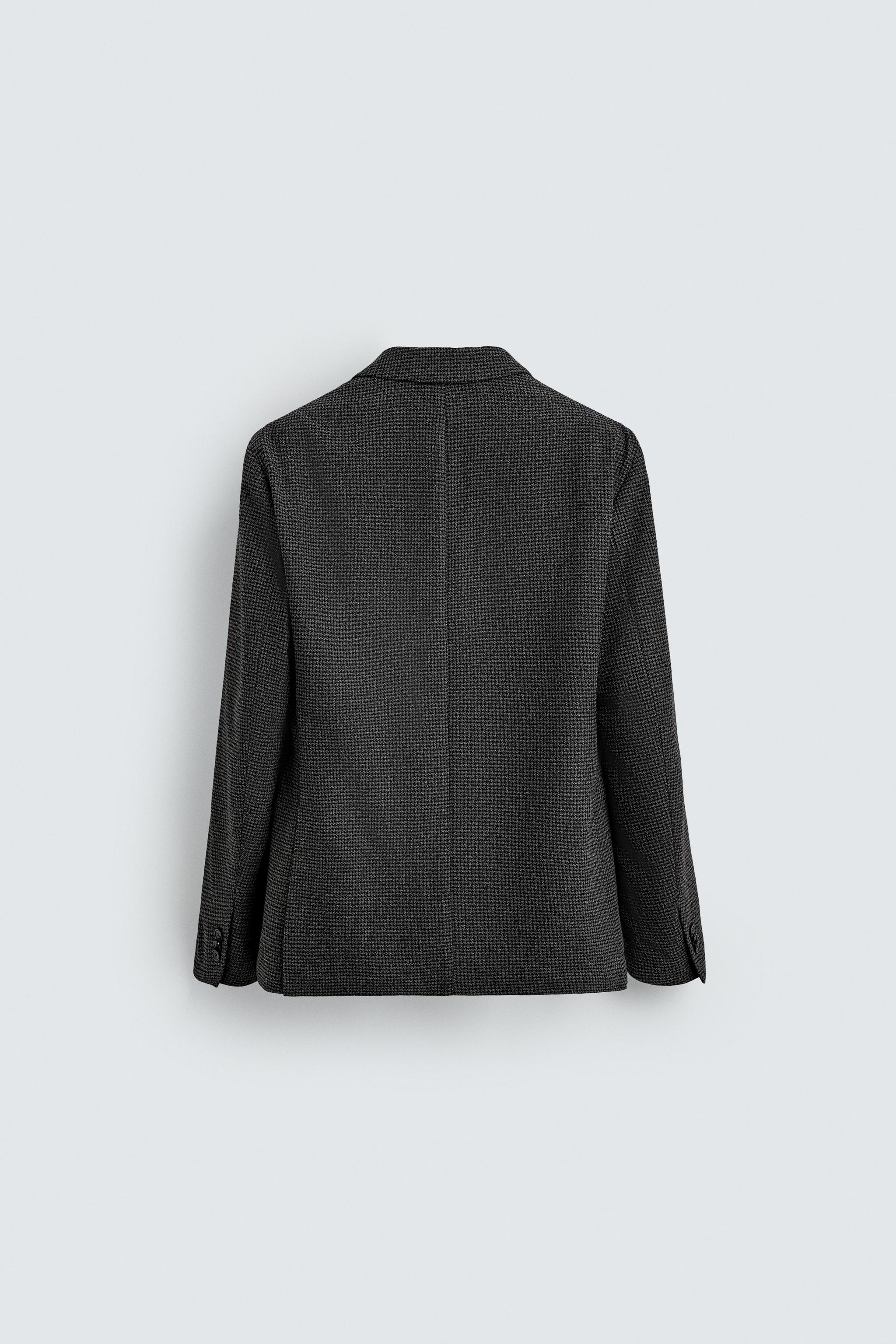 BLAZER STRUCTURÉ PIED-DE-POULE